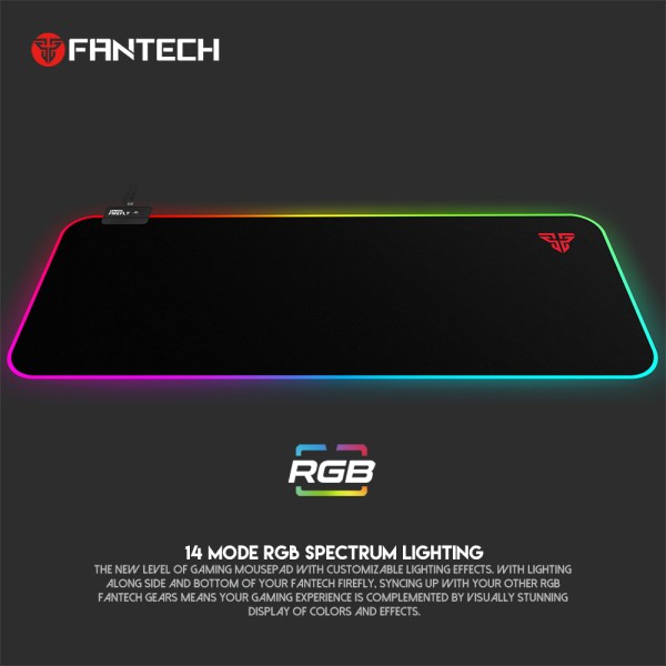 a03310cc Fantech Mpr800 Mouse Pad 7colors Rgb Non-slip Rubber Bottom Clothing
