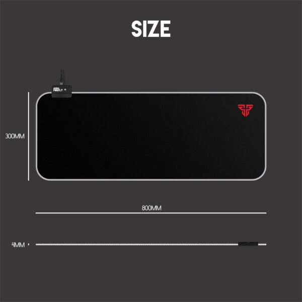 c2097919-1 Fantech Mpr800 Mouse Pad 7colors Rgb Non-slip Rubber Bottom Clothing