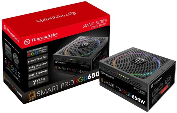 d Thermaltake 650watt 80+bronze Fully Modular With 1 Yr. Wrnty