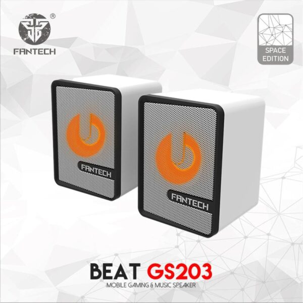 Fantech Gs202 Speakers Perfect Sound Hi-res Audio 360 Surround White