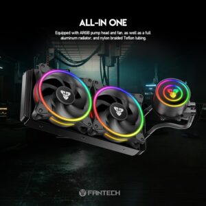 d74c691bf6f00e8c18e25fca11848dec Fantech Lc240 Polar Rgb Liquid Cooling/coolr For Desktop