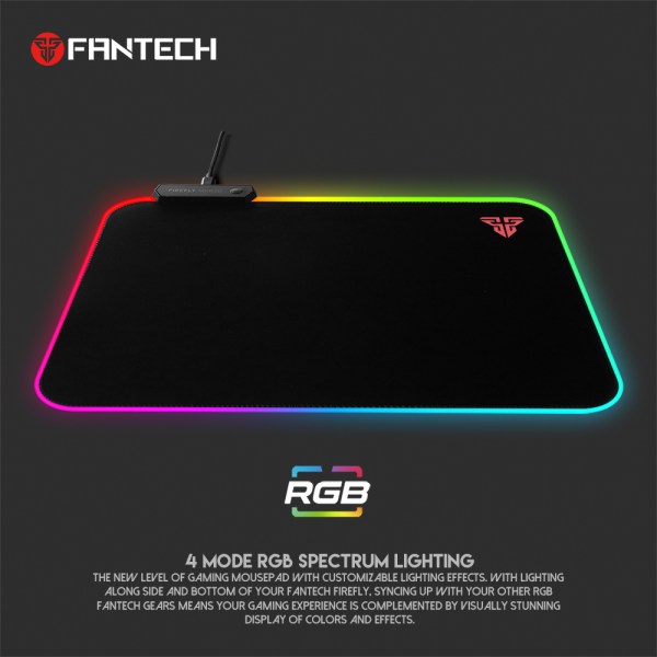 deb07beb Fantech Mpr351rgb Mousepad (electronic) 350mm X 250mm X 3mm