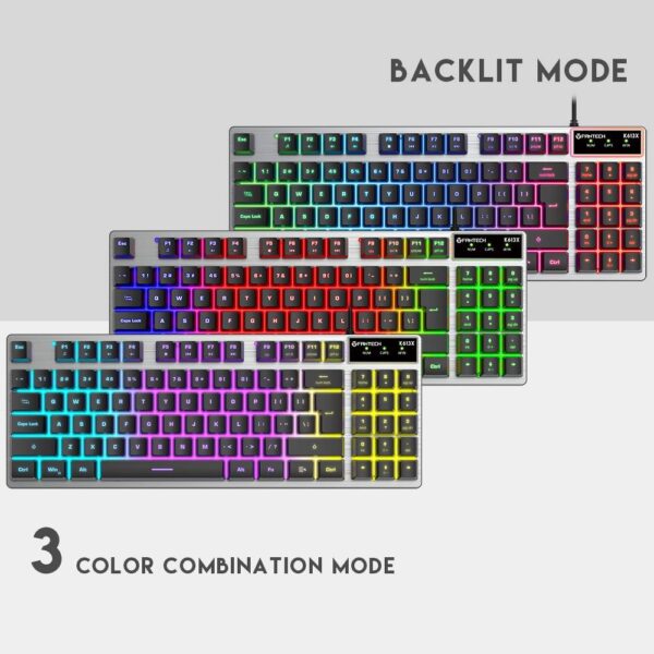 Fantech Fighter K613x Aluminum Backlit Gaming Keyboard