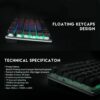 Fantech Fighter K613x Aluminum Backlit Gaming Keyboard
