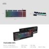 Fantech Fighter K613x Aluminum Backlit Gaming Keyboard