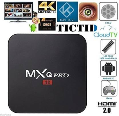 Mxq Pro Amlogic S905 4k Android 5.1 H.265 1gb/8gb Smart Tv Box Player