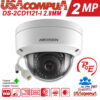 Hikvision 2mp Dome Network Cctv Ip Camera Ds-2cd1123goe-i 1yr. Wrnty.