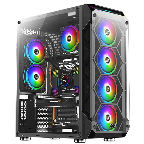 Xigmatek Gaming Case Overtake With Rgb Fan