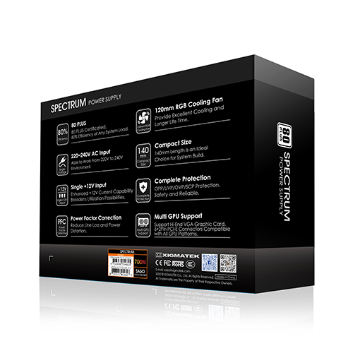 Xigmatek Spectrum En44917 Power Supply 700watt