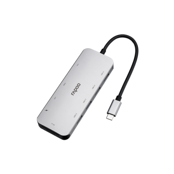 Rapoo Xd200c Usb-c Multi Function Adapter (10in1)