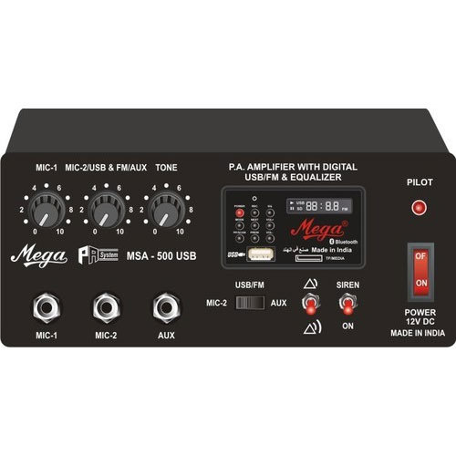 Msa 500 P.a. Mobile Amplifier Cum Siren