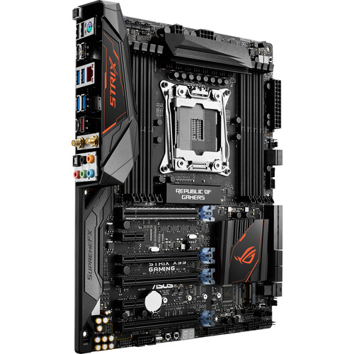 Asus Rog Strix X99 Gaming, 2011-v3 I7 X-series Processor,18 M Wrnty.