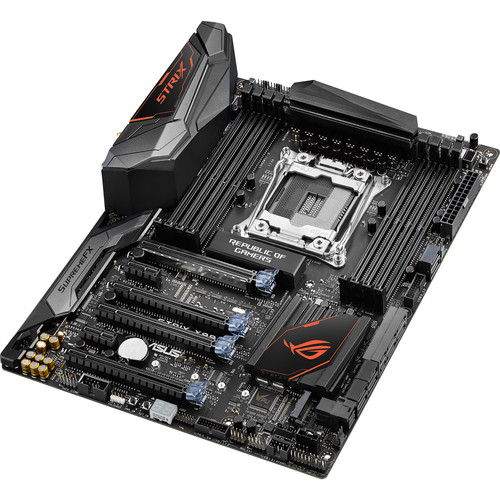 Asus Rog Strix X99 Gaming, 2011-v3 I7 X-series Processor,18 M Wrnty.