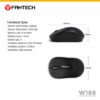 Fantech W188 Wireless Mouse- 1yr.warranty