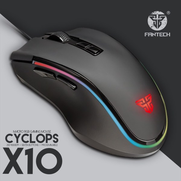 Fantech Cyclops X10 Gaming Mouse With 1 Year Warranty