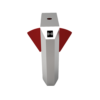 Zk Fbl1222 Flap Barrier Turnstile For Additional Lane -1 Year Warranty