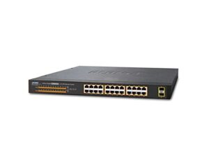 311S91Z2fLL Planet Gsw-2620hp19" 24-port 10/100/1000t 802.3at Poe + 2-port 1000x