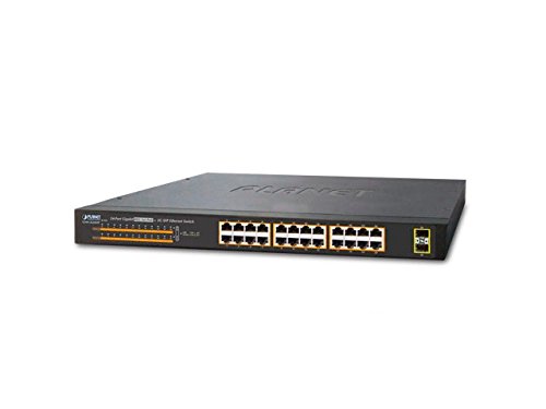 Planet Gsw-2620hp19" 24-port 10/100/1000t 802.3at Poe + 2-port 1000x