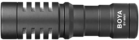 Boya By-mm1 Cardioid Microphone For Smartphone, Iphone,tablet Dslr Mac