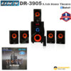 Drn Dr3905 5.1 500w/led Display, Usb/sd, Fm, Bluetooth, Mp3-1yr. Wrnty
