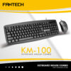 Fantech Km-100 Keyboard Mouse Combo-1 Yr.warranty
