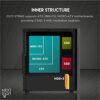 41mXh9zY22S._AC_ Fantech Strike Cg72 Rgb Middle Tower Case-black
