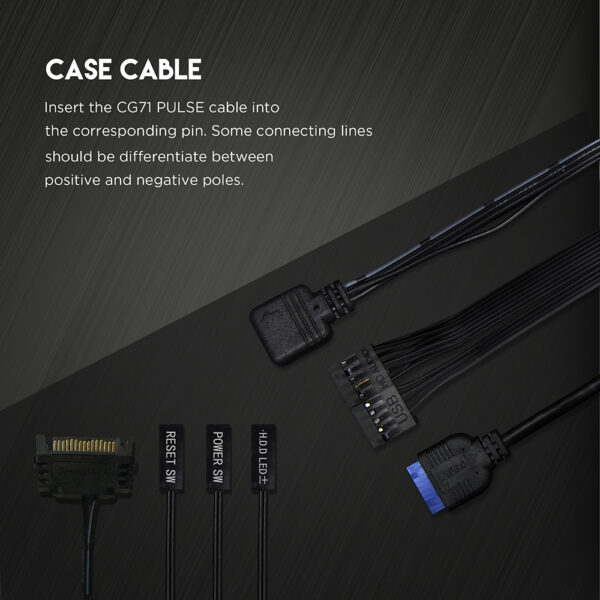 4aa6e2f8 Fantech Pulse Cg71 Rgb Middle Tower Case-black