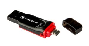 515qL37G5tL._SL1000_ Trascend Otg Pen Drive Android Otg - Usb 2.0/ Micro Usb - Jf340 - 32 G