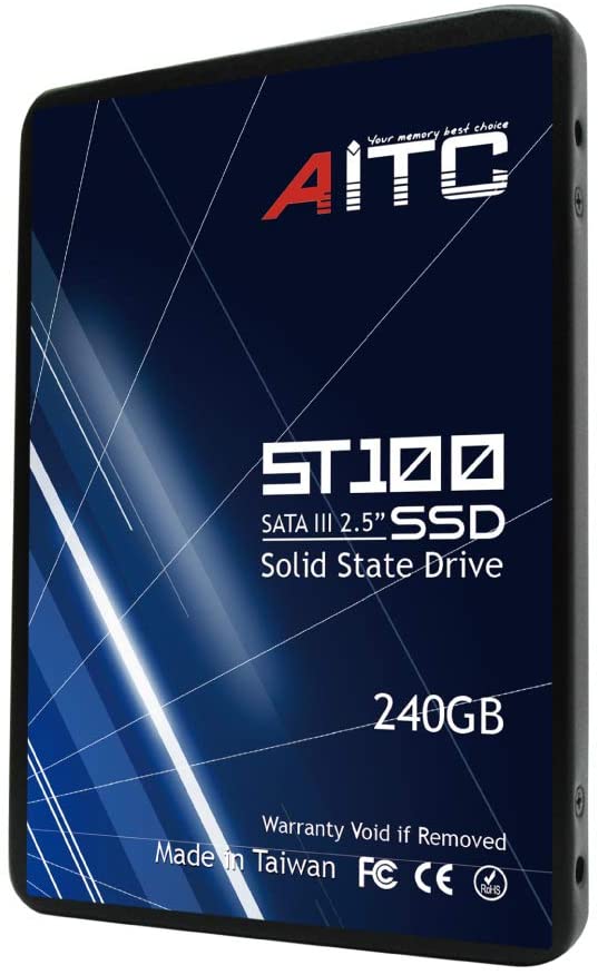 Aitc St100 Sata Ssd 2.5 1tb 560/500mbps Speed 3d Nand Technology