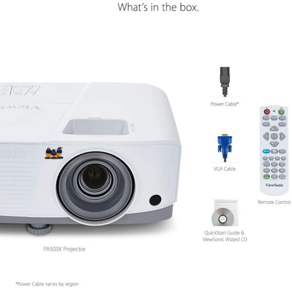Viewsonic Pg603xdlp ,3600 Lu, 1024*768,contrast, 22000:1,10watt Spkr.
