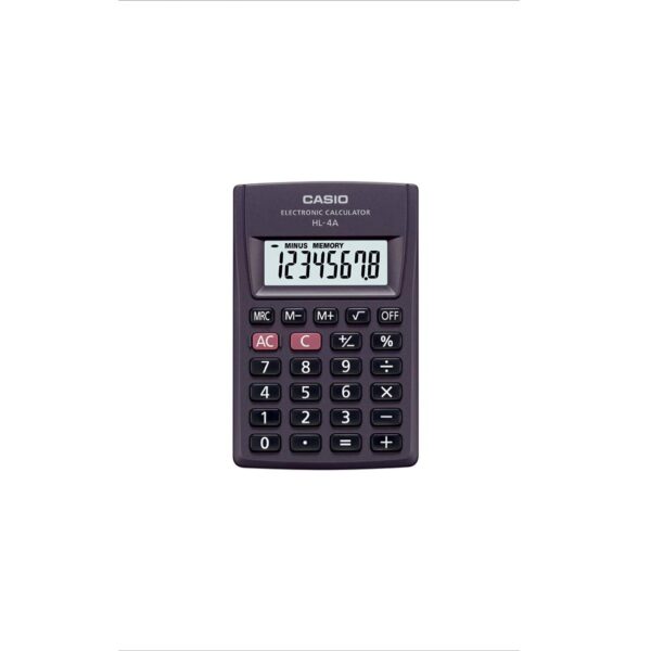 Casio Hl 4a Genuine Calculator With 1 Yr.warranty