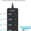 Orico Usb 4 Port Hub 3.0 With 30cm Long Cable