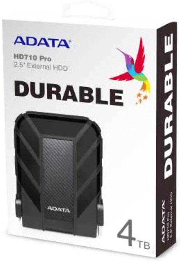 Adata External Hdd Hd710p, 4tb, 2.5" Super Speed Usb 3.1 1 Year