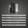 5b6c6e33 Fantech Pulse Cg71 Rgb Middle Tower Case-black
