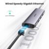 Ugreen Type C To Usb 3.0x3,hdmix1, Vgax1,gigabit Rj 45x1, 1xsd -1yr