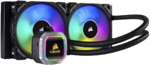 614QJbe08zL._AC_SL1500_ Corsair H100i-hydro Series Rgb Platinum 240mm Liquid Cpu Cooler