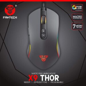 Fantech X9 Thor Gaming Mouse Usb Wired Optical Mouse With Seven Button