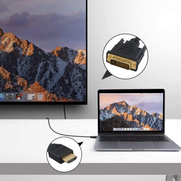 Dvi ( Female) To Hdmi(male) Convertor Cable -7days Warranty