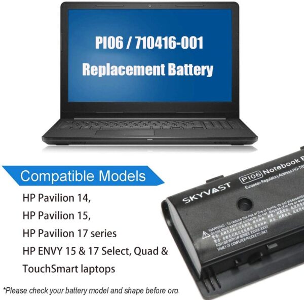 61B1PuXl6oL._AC_SL1000_ Hp Pavilion Pi06 6 Cell Genuine Battery