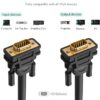 61B6O93NtlL._AC_SL1001_ Ugreen Vga Svga Hd15 Male To Male Video Coaxial Monitor Cable 10m