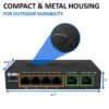 4+2 Poe Switch With 1 Year Warranty