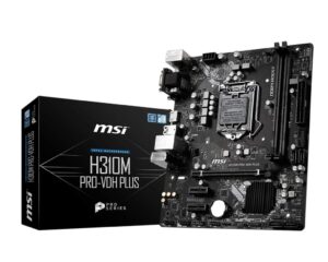 Msi H310 Pro Vd Plus Motherboard 8th & 9th Gen Supports-1 Yr.warranty