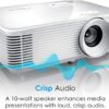 Optoma Projector Wuxga Wu334 3600 Lumens With 15000 Hours Lamp Life