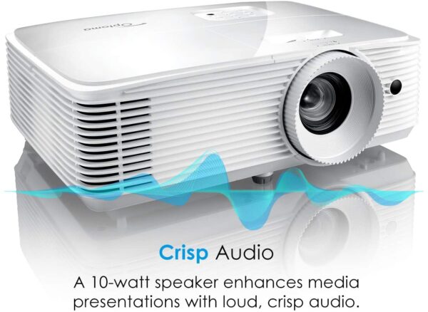 Optoma Projector Wuxga Wu334 3600 Lumens With 15000 Hours Lamp Life