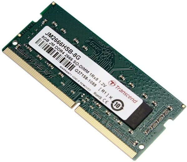 61+T9Hx0apL._AC_SL1002_ Transcend Laptop Ram - New So-dimm, Ddr4 2666 Mhz, 8 Gb
