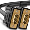 61ancBjvjpL._AC_SL1001_ Ugreen Vga Svga Hd15 Male To Male Video Coaxial Monitor Cable 10m