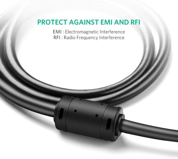 61cU9h2FxBL._AC_SL1001_ Ugreen Vga Svga Hd15 Male To Male Video Coaxial Monitor Cable 10m