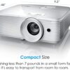 Optoma Projector Wuxga Wu334 3600 Lumens With 15000 Hours Lamp Life