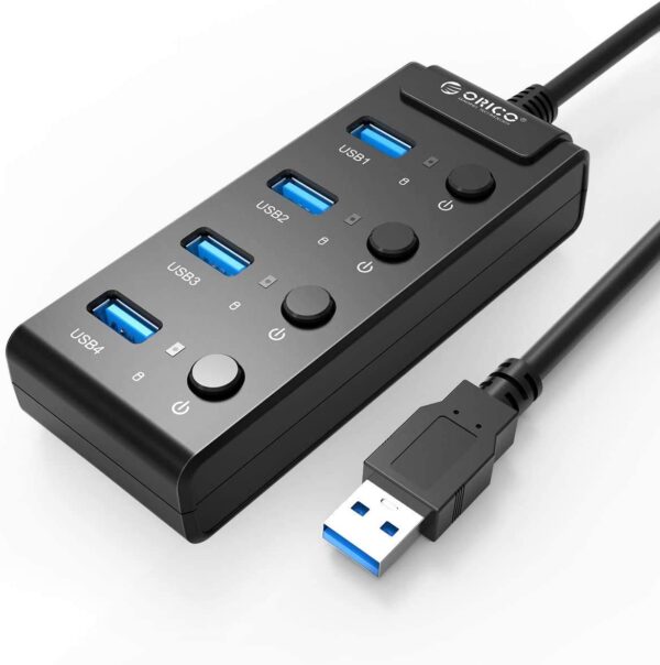 Orico Usb 4 Port Hub 3.0 With 30cm Long Cable