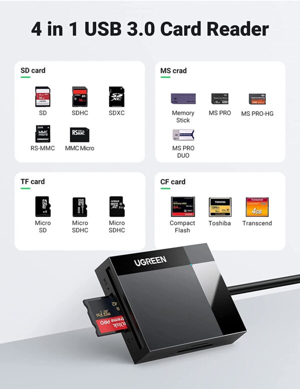 Ugren Usb 3.0 Multifunctional Card Reader